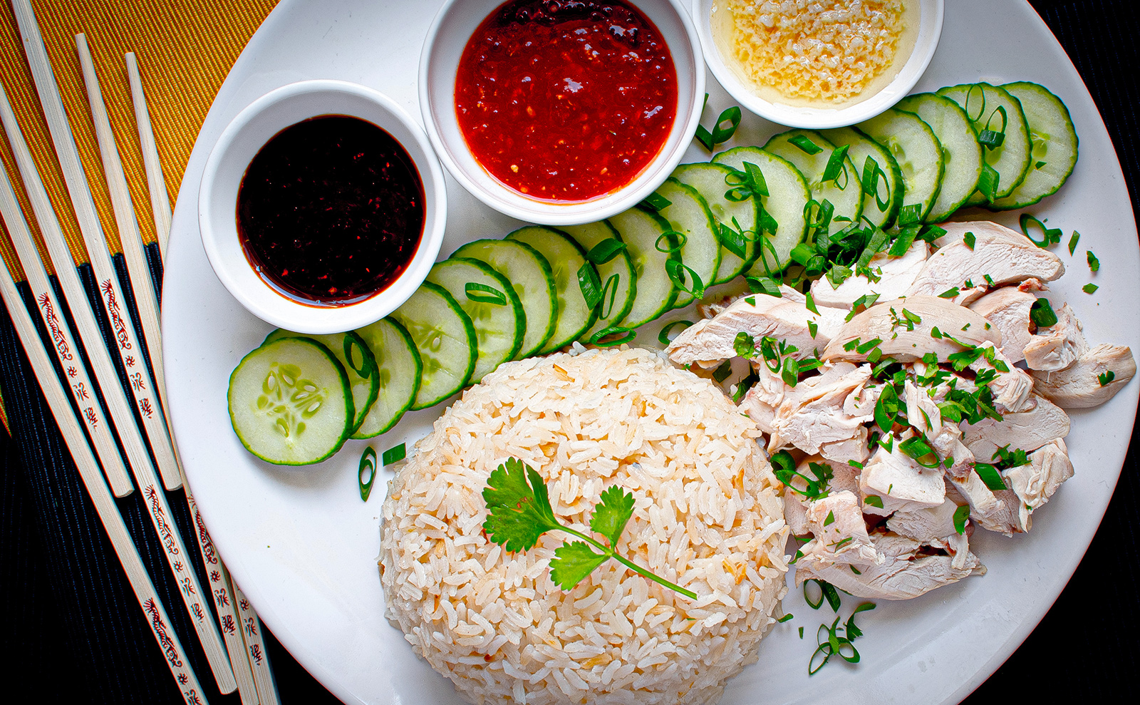 Hainanese Chicken with Rice