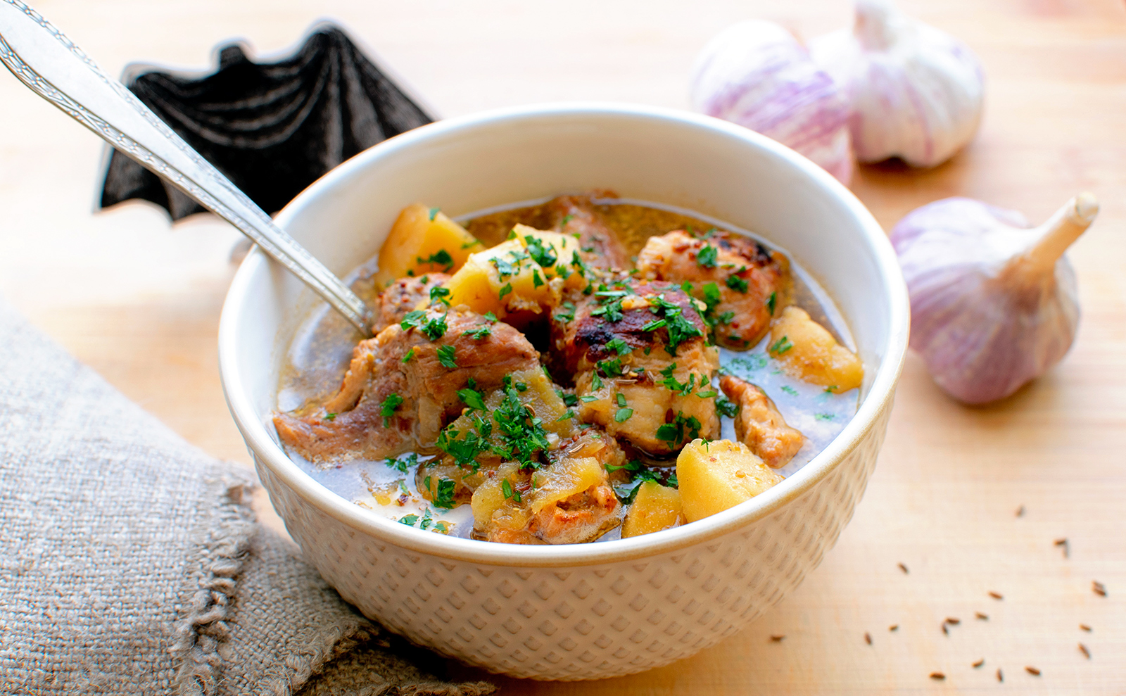 Vampire-Fighting Pork Stew