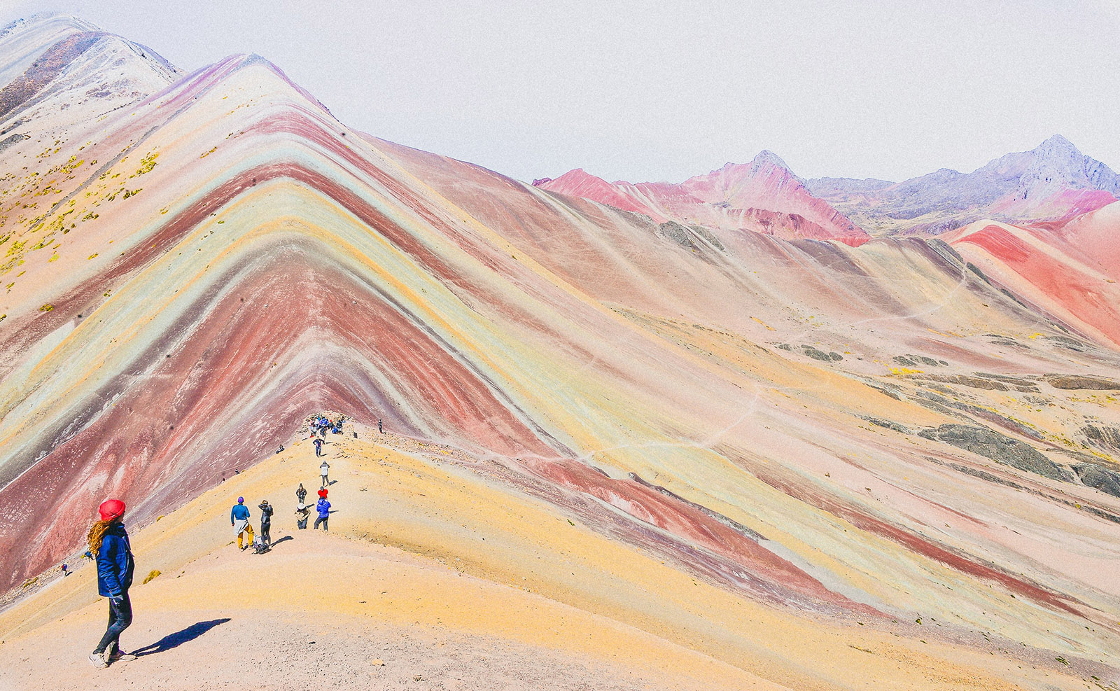 rainbow mountain in peru