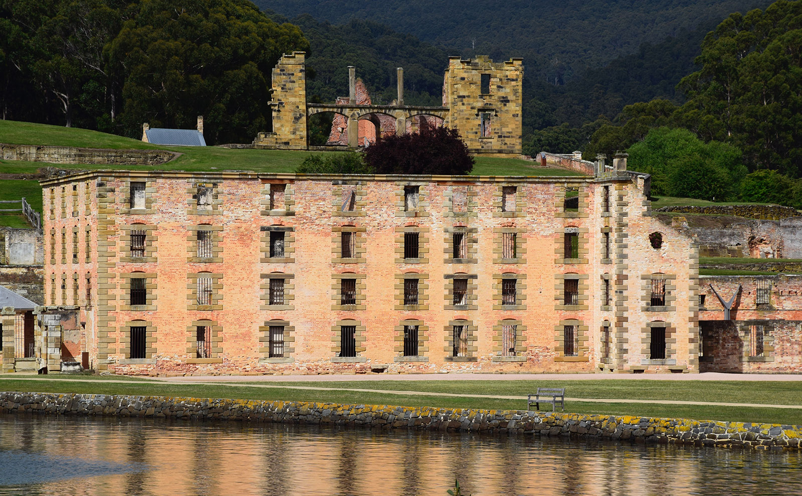 sandstone prison building