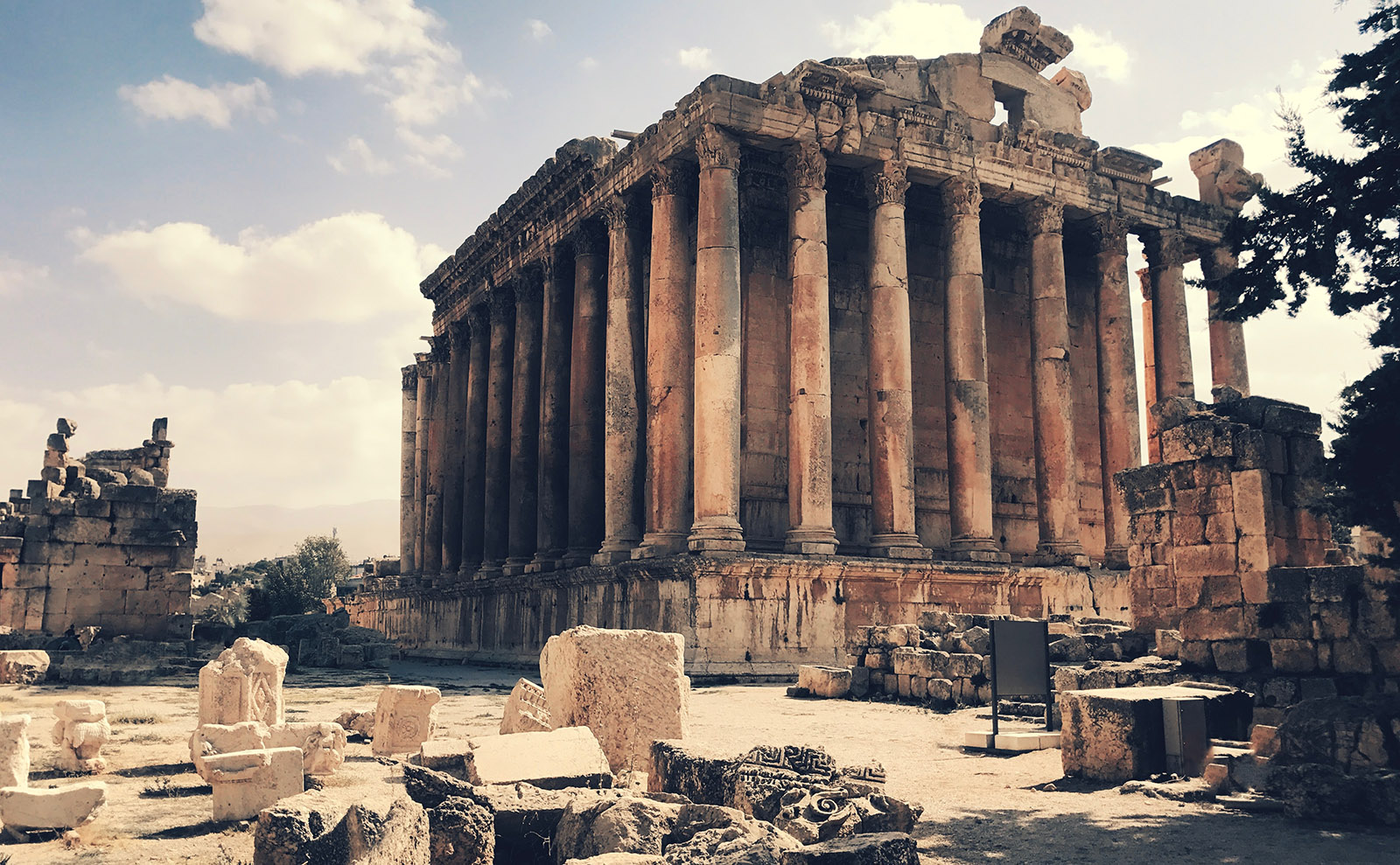 roman ruins in lebanon