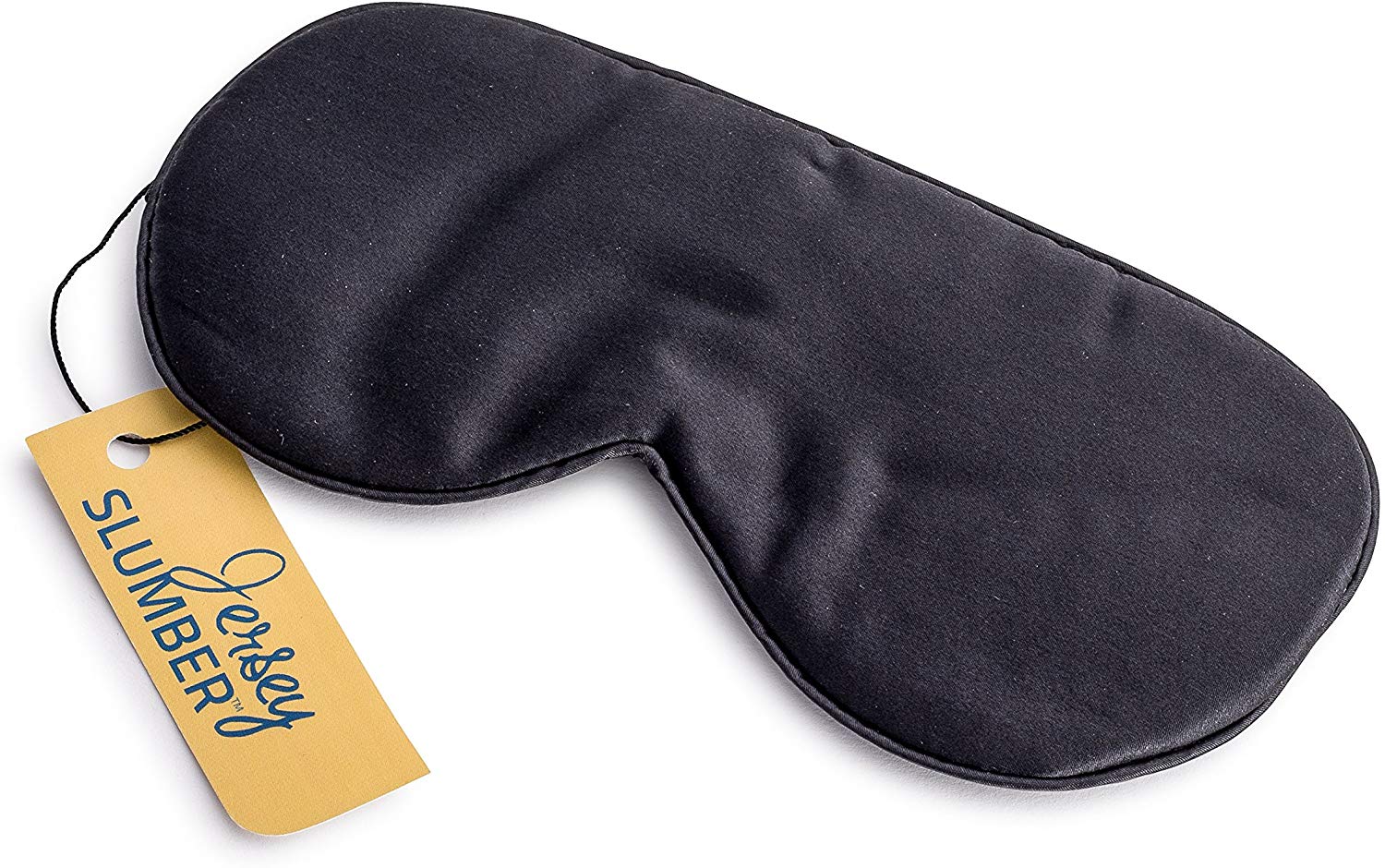 black silk sleep mask