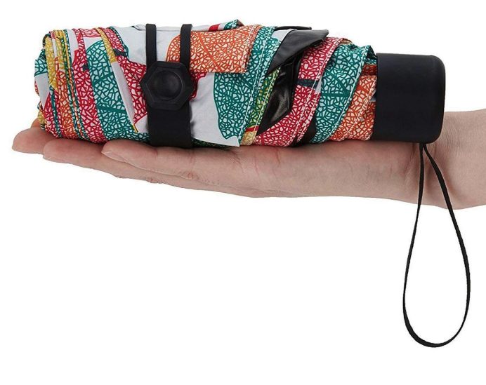 small brightly colored umbrella