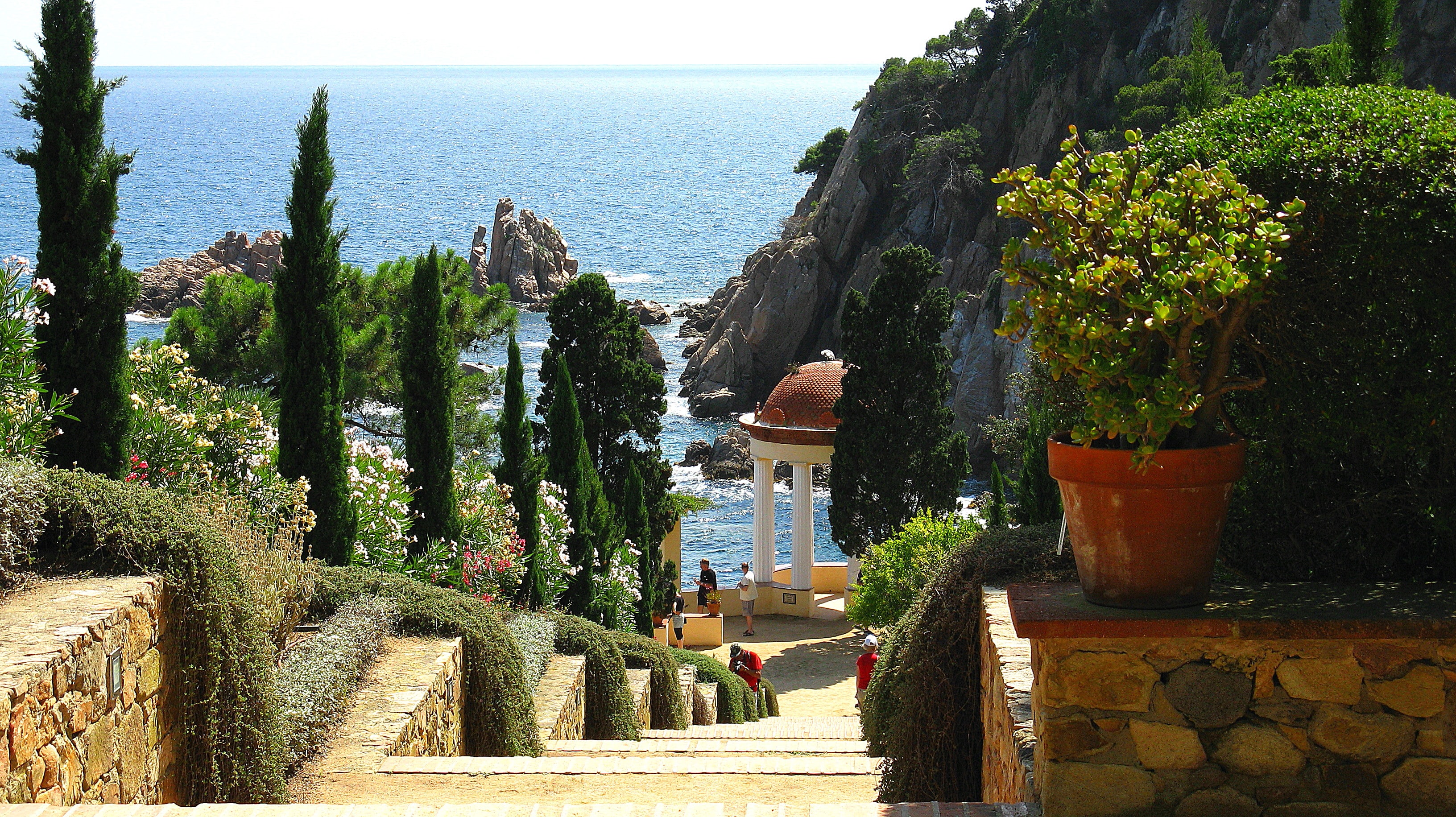marimurtra botanical garden in girona, spain