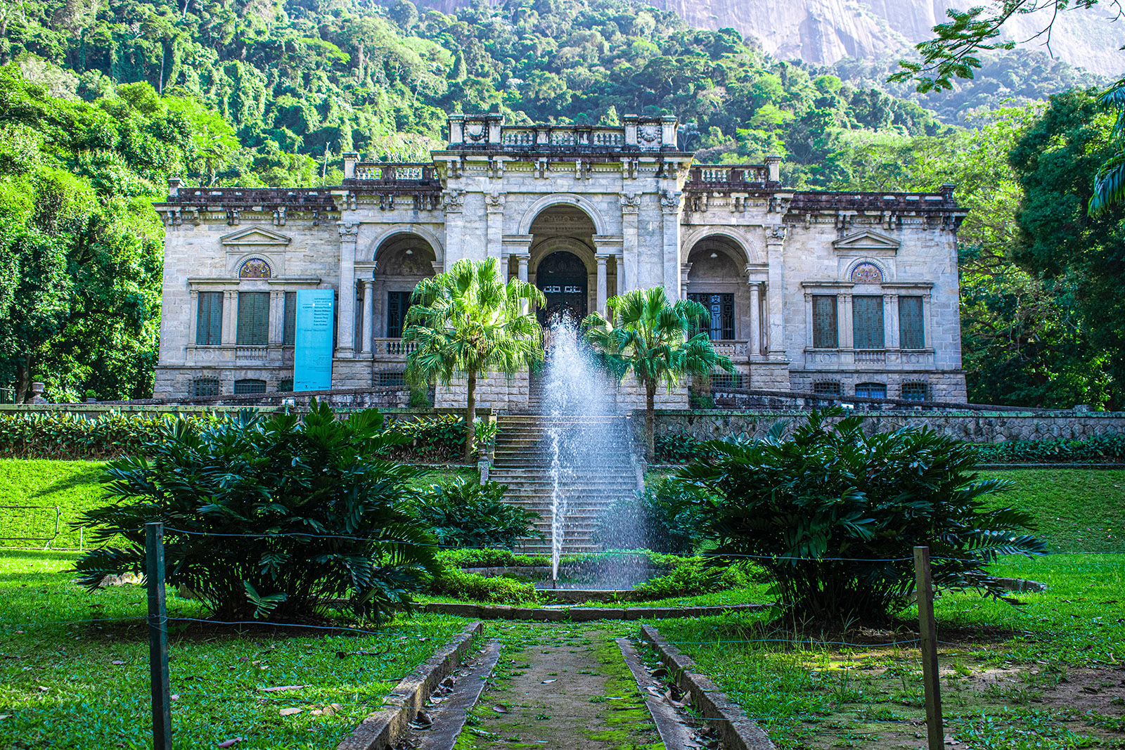 parque lage,  jardim botânico, rio de janeiro in brazil