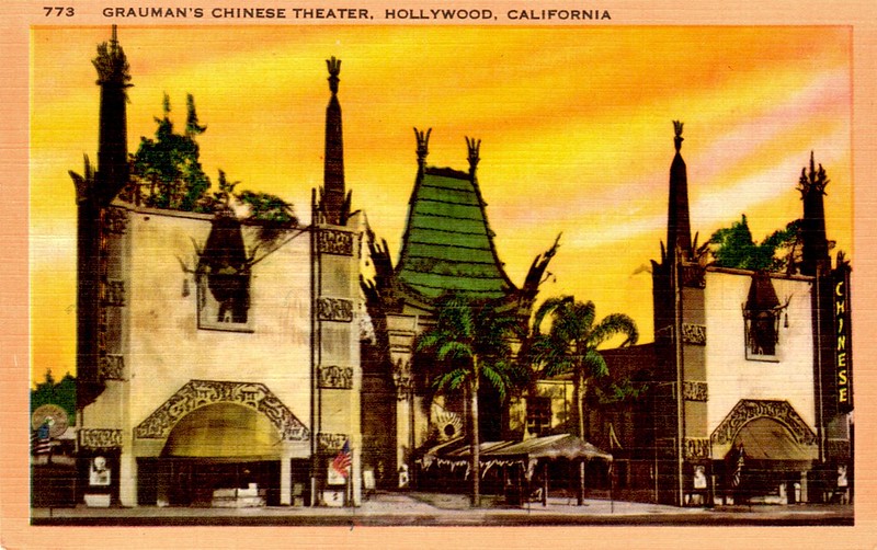 illustration of grauman's chinese theater