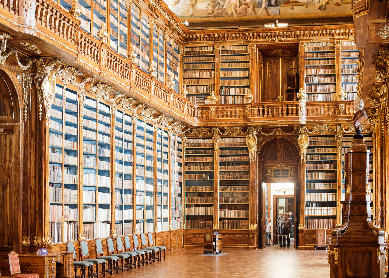 the philosophical hall of the strahov monastery library
