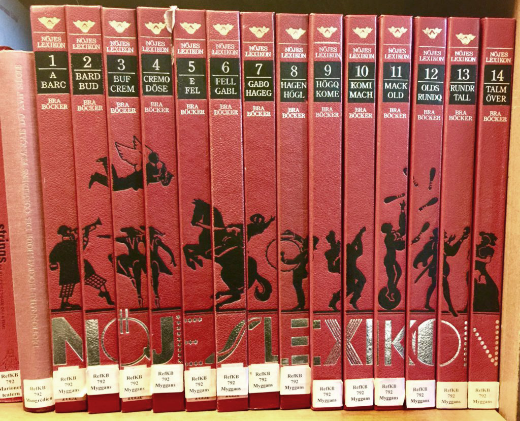 an encyclopedia of entertainment in swedish