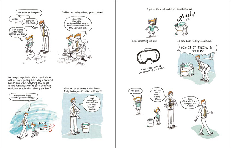 illustration from the graphic novel dare to disappoint